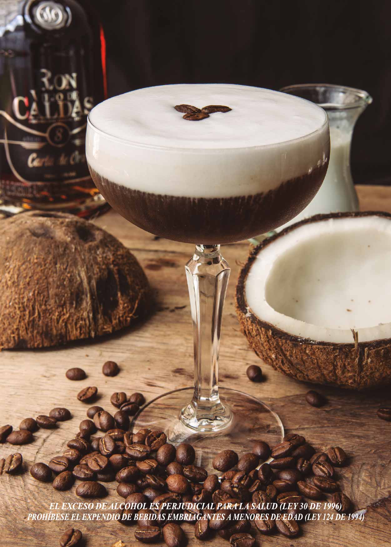 COCTEL RON CON CAFÉ COMMERK SAS